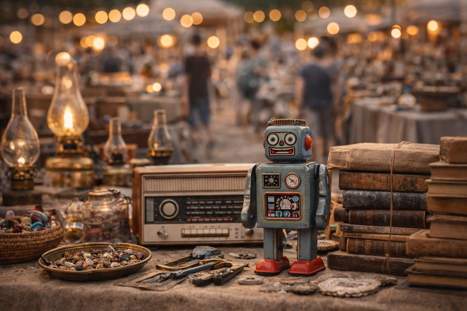 Atmosfera la Targul de Vechituri Constanta